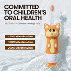 Brush Forest Fox Kids Electric Toothbrush with LED Light & Timer