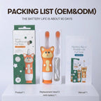 Brush Forest Fox Kids Electric Toothbrush with LED Light & Timer