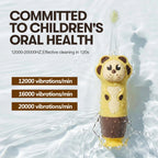 Brush Forest Lion Kids Electric Toothbrush with LED Light & Timer