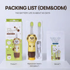 Brush Forest Lion Kids Electric Toothbrush with LED Light & Timer