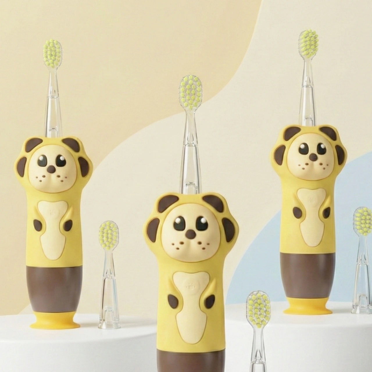 Brush Forest Lion Kids Electric Toothbrush with LED Light & Timer